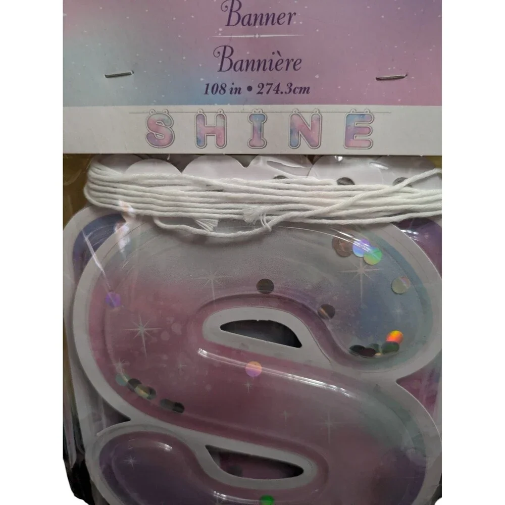 Unicorn Party Decoration Bundle – Banner, Glasses, Confetti, Table Cover & More